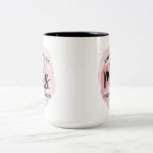 Watercolor Floral Mug未来の夫人 ツートーンマグカップ (中央)