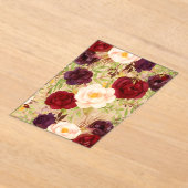 Watercolor Floral Pattern アクリル招待状 (レイダウン)