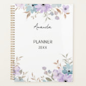Watercolor Floral Planner  Flowers プランナー手帳 (正面)
