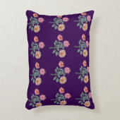 Watercolor Floral Seamless Pattern Soft Pastel  アクセントクッション (正面(垂直))