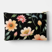 Watercolor Floral Small Pouch bag アクセサリーポーチ (裏面)