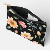 Watercolor Floral Small Pouch bag アクセサリーポーチ (見開き)