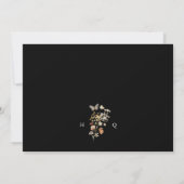 Watercolor Floral Wedding Invitation 招待状 (裏面)