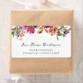 Watercolor Floral Wildflowers  ラベル (インサイチュ)