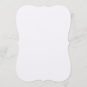 watercolor flower editable menu card  メニュー (裏面)