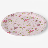 Watercolor Flower Fairy ペーパープレート (アングル)