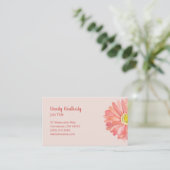 Watercolor Flower Pink 名刺 (スタンド正面)