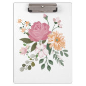 Watercolor flowers クリップボード (正面)