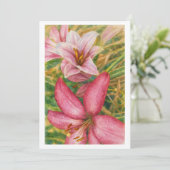 Watercolor Flowers シーズンカード (スタンド正面)