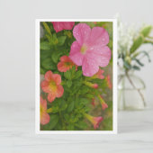 Watercolor Flowers シーズンカード (スタンド正面)