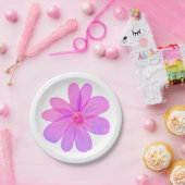 Watercolor flowers  ペーパープレート (パーティー)