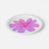 Watercolor flowers  ペーパープレート (アングル)