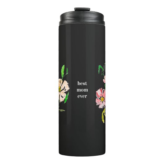 Watercolor Flowers Best Mom Ever   Coffee Mug タンブラー (正面)