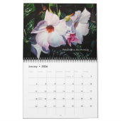 Watercolor Flowers Calendar カレンダー (1月 2026)
