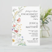 Watercolor Flowers Engagement Party (スタンド正面)