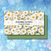 Watercolor Flowers Floral QR Code Logo Photo 名刺