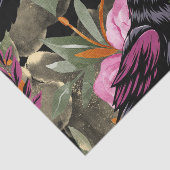 Watercolor Flowers Floral Raven Botanicals 薄葉紙 (詳細)