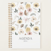 Watercolor Flowers Planner プランナー手帳 (正面)