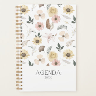 Watercolor Flowers Planner プランナー手帳