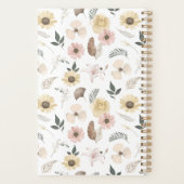 Watercolor Flowers Planner プランナー手帳 (裏面)