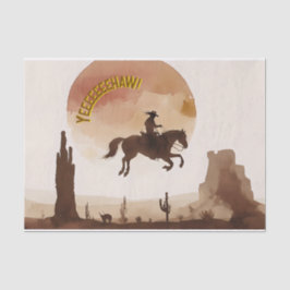 Watercolor Flying Cowboy 薄葉紙