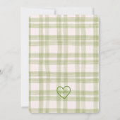 Watercolor Forest Animal Birthday Party 招待状 (裏面)