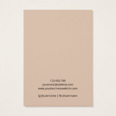 Watercolor Forest Jewelry Business Display Card (裏面)