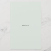 Watercolor Forest Woodland Baby Shower Invitation (裏面)