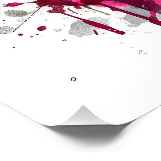 Watercolor Fox ポスター (コーナー)