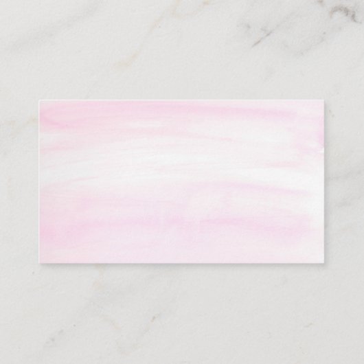 Watercolor Frosted Sugar Cookies Bakery  名刺 (裏面)