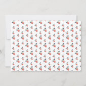 Watercolor Fruits Baby Photo Berry First Birthday 招待状 (裏面)