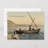 Watercolor Galilee Bible Christmas Postcard ポストカード (正面/裏面)