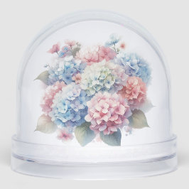 Watercolor Garden Hydrangeas in Pastel