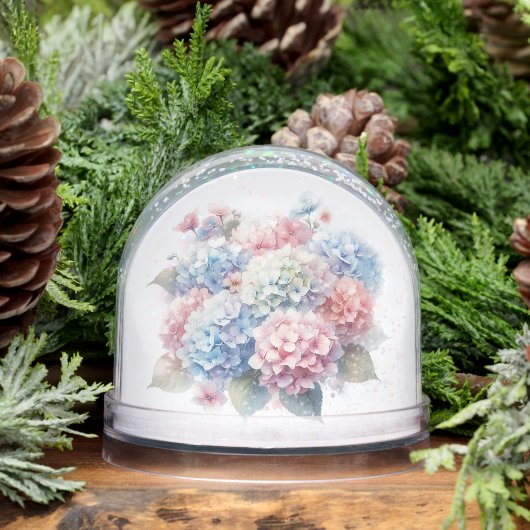 Watercolor Garden Hydrangeas in Pastel (冬)