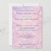 Watercolor Gender Reveal Invitation 招待状 (裏面)