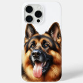 Watercolor German Shepherd Dog  Case-Mate iPhoneケース (裏面)