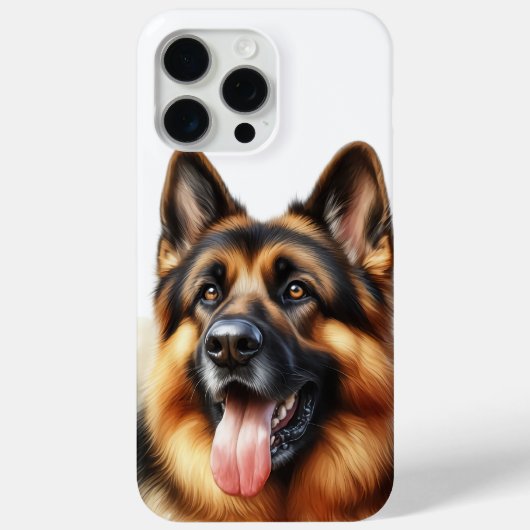 Watercolor German Shepherd Dog  Case-Mate iPhoneケース (裏面)