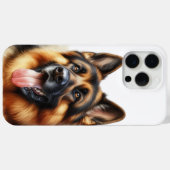 Watercolor German Shepherd Dog  Case-Mate iPhoneケース (裏面 (横))