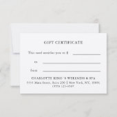 WATERCOLOR|GESCHÄFTSEINHEITSBESCHEINIGUNG| für Sie (裏面)