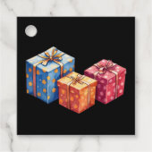 Watercolor gift boxes  illustration square フェイバータグ (正面)