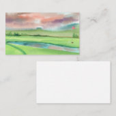 Watercolor Golf 名刺 (正面/裏面)