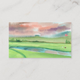 Watercolor Golf 名刺