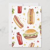 Watercolor Graduation BBQ Party 招待状 (裏面)