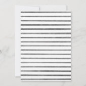 Watercolor Graduation Caps Grad Announcement Card 案内状 (裏面)