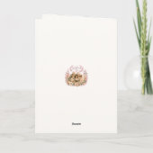 Watercolor Grandparents Day / Abuelos Floral カード (裏面)