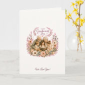Watercolor Grandparents Day / Abuelos Floral カード (黄色い花)