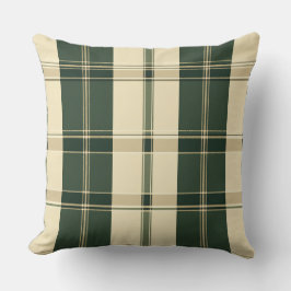 Watercolor Green Abstract Throw Pillow  クッション