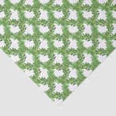 Watercolor Green Lattice Garland 薄葉紙 (詳細)