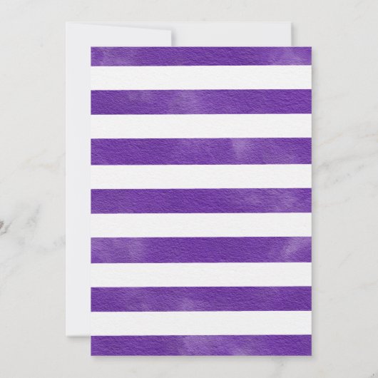 Watercolor Halloween Animals Birthday Party 招待状 (裏面)