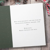 Watercolor Happy Holidays Christmas Ornament シーズンカード